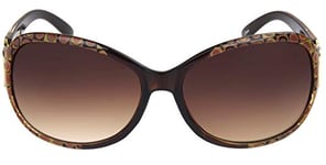 Foster Grant Womens Latte 2.0 Sunglasses, Dark Transparent Brown
