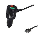 REARMASTER® Universal Cigarette Lighter Power Cable for Dash Camera, with USB Charger and Switch Button (Type C 11.5ft）