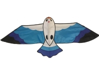 Stunt Air Glider 120 röd drake för barn från 6 år med 2 linor, 120 cm