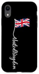 iPhone XR UK United Kingdom Signature Union Jack Flag Pole for British Case