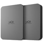 LaCie Mobile Drive Secure 2TB (2023) - External Hard Drive (STLR2000400)