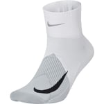 Nike Spark Lightweight Ankle Socks UK 7 - 8.5 EUR 41 - 43 White Grey SX6263 100