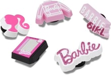 Crocs Unisex's Barbie 5 Pack Shoe Charms, Multicolor, One Size