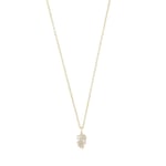 Snö Of Sweden North Pendant Necklace Gold/Clear 50cm