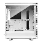 Fractal Design Define 7 Compact White Windowed Mid Tower PC Gaming Cas