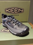 Keen Men's Targhee III Mid Waterproof Hiking Shoes (Steel Grey/Blue) Size 10 UK