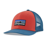 Patagonia Kids Trucker Hat, caps barn P-6 Logo: Sumac Red 66032 PLRD 2020