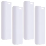 4PCS Battery Back Door Cover Shell fit for Nintendo Wii Remote Controller White
