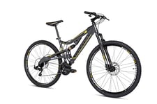 Moma Bikes, Vélo VTT, EQX 29"- 5.0 , Aluminium, SHIMANO 24V, Freins a Disque, Double Suspension (Plusieurs Tailles)