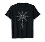 Classic Viking Symbol Compass Vegvisir Nordic Rune Celtic T-Shirt