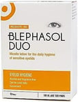 Thea Blephasol Duo Eyelid Hygiene Lotion with 100 Pads, 100ml