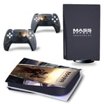 Autocollant Stickers de Protection pour Console Sony PS5 Edition Standard - - MASS EFFECT (TN-PS5Disk-2283)