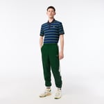 Pantalon de survêtement homme Lacoste imprimé tennis Taille 3XL Vert/blanc