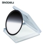 BAODELI-Filtre Gradient Ggrimp pour appareil photo,objectif IL,M50,600D,Nikon D3200,D3500,D5100,D5600,Sony A6000,49mm,52mm,55mm,58mm,67mm,72mm,77mm,82 mm - Type GND8 Fitler-49mm