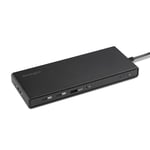Kensington SD4842P USB-C Triple Video HD (1080p @ 120Hz) Docking Station, Up to 100W Power Delivery, 5 x Plug and Charge USB Ports, Made From 73% Post-Consumer Recycled Content (K32810EU)