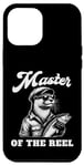 iPhone 13 Pro Max Cool Fisherman Otter Loves Fishing Fish, Master of the Reel Case