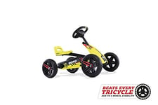 BERG Karting Buzzy Aero | Kart à Pédales, Go-Kart, Siège Réglable, Pneus EVA, Kart à pédales pour Enfant, Vélo et véhicule pour Enfants 2-5 Ans