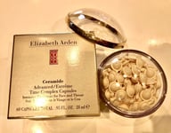 Elizabeth Arden Ceramide Time Complex Capsules For Face & Throat 60 28ml - Boxed