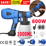 Electric Paint Sprayer Wagner Airless HVLP Handheld Spray Gun Garden Fence 600W