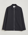 Jil Sander Full Zip Overshirt Midnight