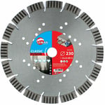 Disque diamant beton acier 230x2.7x7x22.2 mm -- gamme pro