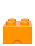 Lego Storage Brick 4 Orange LEGO STORAGE