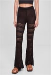 Urban Classics Utsvängda virkade leggings (5XL,softseagrass)