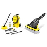 Bundle of Kärcher K 3 Classic Home Pressure Washer + Kärcher WB 7 Plus 3-in-1 Corded Electric Wash Brush, 3 Functions: Foam Jet, High-Pressure Flat Spray Nozzle, Soft Brush