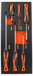Fischer Darex 810917 Module de rangement comprenant 6 tournevis, Noir