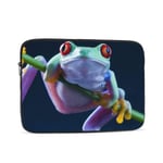 Laptop Case,10-17 Inch Laptop Sleeve Carrying Case Polyester Sleeve for Acer/Asus/Dell/Lenovo/MacBook Pro/HP/Samsung/Sony/Toshiba,Red Eyed Tree Frog 12 inch