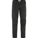 Fjällräven Men's Abisko Lite Trekking Trousers Dark Grey, 46 Long