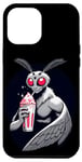 iPhone 15 Plus Cute Mothman Anime Kawaii Milk Shake Cryptids Mothman Case