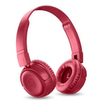 ADSE Music Sound - VIBED - Casque Bluetooth avec Oreillettes pivotantes et Pliables - Bandeau rembourré pour Un Confort d'utilisation Maximal - Autonomie de 35 Heures - Rouge