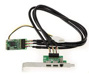 KALEA-INFORMATIQUE Carte contrôleur Mini PCIe Firewire 800 et 400 IEEE1394A et IEEE1394B sur Port mPCIe avec 2+1 Sorties et Chipset TI