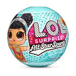 LOL Surprise All-Star Sports Basketball Series - RANDOM ASSORTMENT - Sparkly Doll with 8 Surprises to Unbox Including a Trading Card, Fashions, & Accessories - Collectable - Gift for Kids Ages 4+