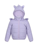 Regatta Girls Character Padded Water Repellent Winter Coat - Purple - Size 9-12M