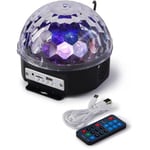DISCO BALL BLUETOOTH SPEAKER PARTY LIGHTING EFFECTS RC USB