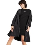 Armani Exchange Women's Sweatshirt Milano/New York Logo Casual Dress, Black, M