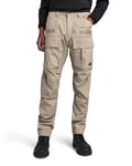 G-STAR RAW Men's 3D Regular Tapered Cargo Pants, Grey (elephant skin D23636-D384-G106), 34W / 34L