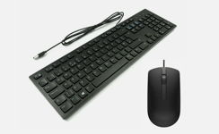 Dell KB216 Black USB UK Keyboard and MS116 Mouse Set