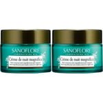 SANOFLORE Magnifica Crème de nuit anti-imperfections certifiée Bio 50 ml 2x50 ml crème de nuit