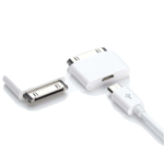 Micro Female to 30Pin Male Charger Adapter For iPhone4/4S / iPad 2/3 / iPod