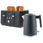 Salter Marino Kettle and Toaster Set 1.7L  Fast Boil 4-Slice Anti-Jamming Blue