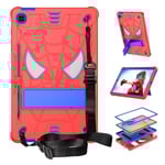 För Samsung Galaxy Tab S6 Lite/s6 Lite (2022) P610/p613/p615/p617/p619 Spider Web-fodral Pc+surfplatta Cov