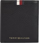 Tommy Hilfiger Homme Portefeuille Trifold avec Porte-Monnaie, Multicolore (Black), Taille Unique