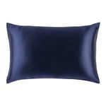 SLIP Pure Silk Queen Pillowcase Navy