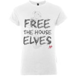T-Shirt Femme Free The House Elves - Harry Potter - Blanc - XL