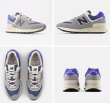 New Balance U574LGFG 574 Suede Mesh Sneakers Shoes Trainers New 38,5