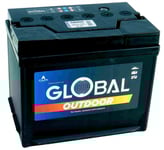 Global MF Fritidsbatteri 80Ah (Outdoor) 260 x 174 x 222 mm