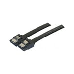 Câble sata 6GB/s slim sécurisé (noir) - 20 cm